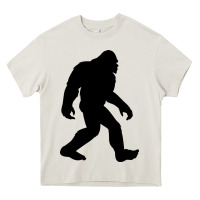Cream bigfoot in black design Heavy Core Tee - artisFamous