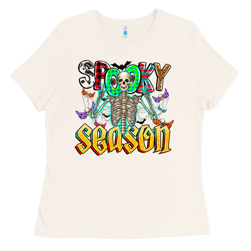Spooky Season Ladies Tee by CowhideDigitalArt | Teevron