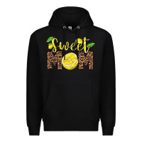 Black sweet mom lemon Premium Hoodie - BarkalooDesign