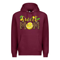 Burgundy sweet mom lemon Premium Hoodie - BarkalooDesign