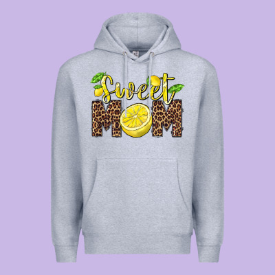 Sweet Mom Lemon Premium Hoodie Designed By Barkaloodesign