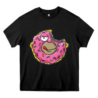 Black DONUT Heavy Core Tee - artisFamous