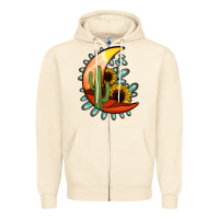 Sandshell Desert Moon Zipper Hoodie - Jasminsmagicworld