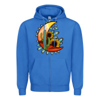 True Royal Desert Moon Zipper Hoodie - Jasminsmagicworld