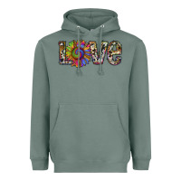 Sage tie dye sunflower love Heavyweight Hoodie - RanaPortraitStore