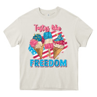 Cream Tastes like freedom 4th of July Heavy Core Tee - FaDigitalArtStudio