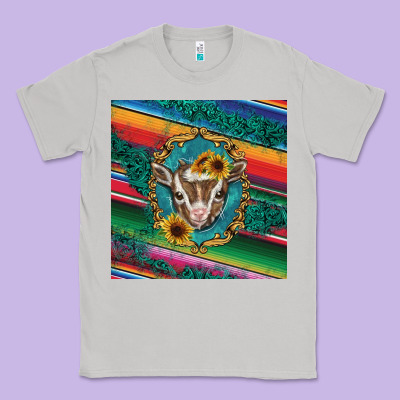 Western Baby Goat Classic Tee Designed By Barkaloodesign