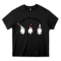 Black chillin' with my gnomies for light Heavy Core Tee - artisFamous