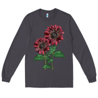 Smoke 2 Chocolate sunflower Long Sleeve Tee - LillyAllenDesigns