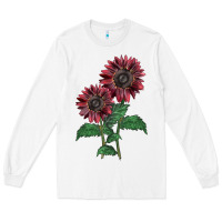 White 2 Chocolate sunflower Long Sleeve Tee - LillyAllenDesigns