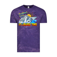 Cloud Purple Countdown Is Over It's Cruise Time Vintage Tee - CowhideDigitalArt