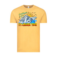 Vintage Mustard Countdown Is Over It's Cruise Time Vintage Tee - CowhideDigitalArt