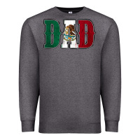 Charcoal Heather Mexican Flag Dad Premium Sweatshirt - Jasminsmagicworld