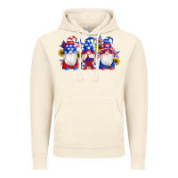 Vintage Artic american flag gnomes sunflowers star Vintage Hoodie - Artiststas