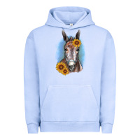 Pigment Grape Ice Sunflower Donkey Urban Hoodie - RanaPortraitStore