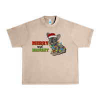 French Oak merry and bright french bulldog Urban Heavy Tee - RanaPortraitStore