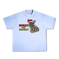 Grape Ice merry and bright french bulldog Urban Heavy Tee - RanaPortraitStore