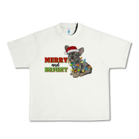 Pistachio merry and bright french bulldog Urban Heavy Tee - RanaPortraitStore
