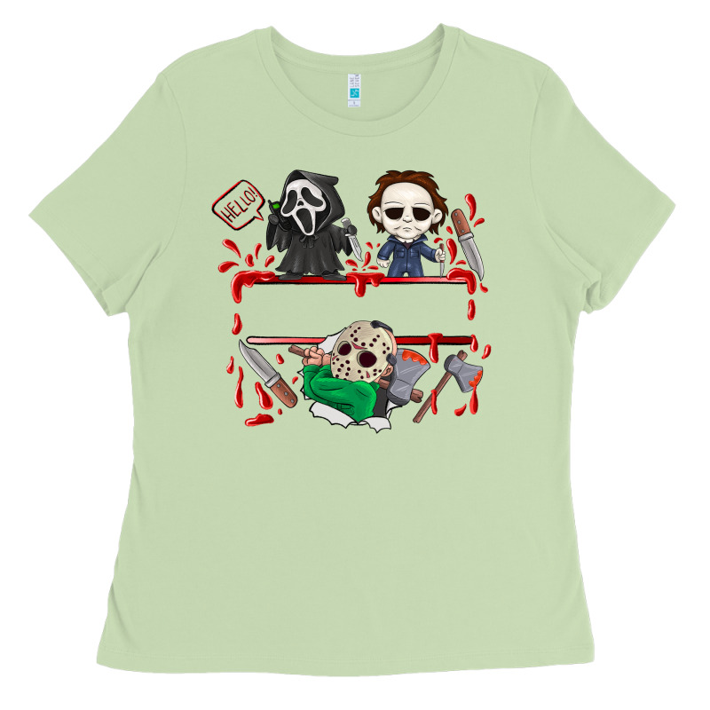 Halloween Ladies Tee by CowhideDigitalArt | Teevron