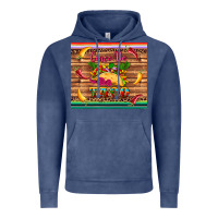 Vintage Denim cinco de taco paper serape leopard wooden Vintage Hoodie - Artiststas