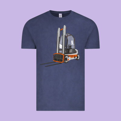 Forklift Vintage Tee Designed By Lillyallendesigns