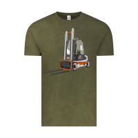 Vintage Olive Forklift Vintage Tee - LillyAllenDesigns