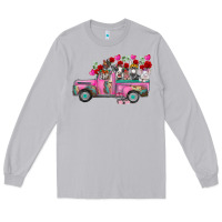 Moon Dust farm animals valentine truck Long Sleeve Tee - RacoonDesign