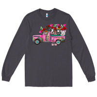 Smoke farm animals valentine truck Long Sleeve Tee - RacoonDesign