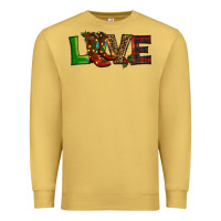 Antique Gold Christmas boots love Premium Sweatshirt - RanaPortraitStore