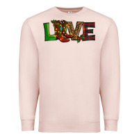 Pale Pink Christmas boots love Premium Sweatshirt - RanaPortraitStore