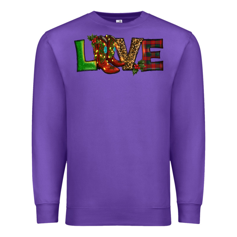 Christmas Boots Love Premium Sweatshirt by RanaPortraitStore | Teevron