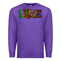 Purple Christmas boots love Premium Sweatshirt - RanaPortraitStore