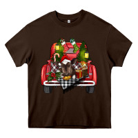 Chocolate Brown christmas truck Heavy Core Tee - RanaPortraitStore