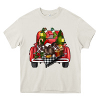 Cream christmas truck Heavy Core Tee - RanaPortraitStore