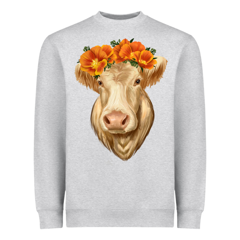 Charolais Cow Heavyweight Sweatshirt by RanaPortraitStore | Teevron