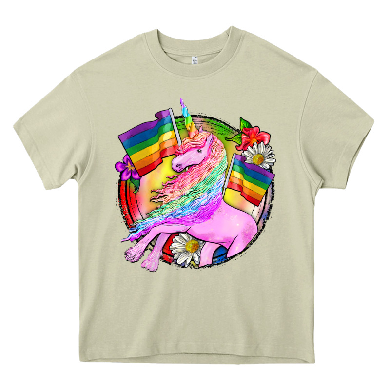 Pride Unicorn Heavy Core Tee by FaDigitalArtStudio | Teevron