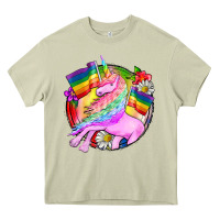 Mossy Pride unicorn Heavy Core Tee - FaDigitalArtStudio