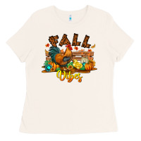 Bone Fall Vibes Ladies Tee - CowhideDigitalArt