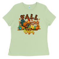 Matcha Fall Vibes Ladies Tee - CowhideDigitalArt