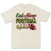 Bone eat sleep football repeat Premium Tee - BundleAndBundleShop