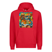 Red fall is my favorite Premium Hoodie - BarkalooDesign