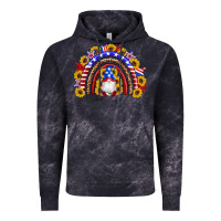 Cloud Black american flag gnomes sunflowers rainbow Vintage Hoodie - Artiststas