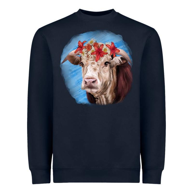 Hereford Bull Heavyweight Sweatshirt by RanaPortraitStore | Teevron