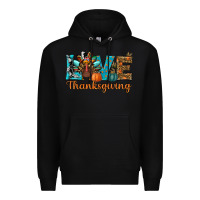 Black love thanksgivings turkey Premium Hoodie - RanaPortraitStore