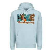 Blue Mist love thanksgivings turkey Premium Hoodie - RanaPortraitStore