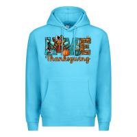 Ocean Blue love thanksgivings turkey Premium Hoodie - RanaPortraitStore