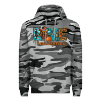 Slate Camo love thanksgivings turkey Premium Hoodie - RanaPortraitStore