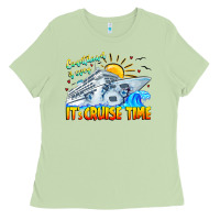 Matcha Countdown Is Over It's Cruise Time Ladies Tee - CowhideDigitalArt
