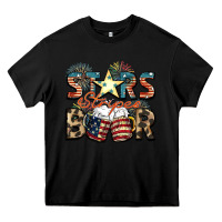 Black Stars stripes beer Heavy Core Tee - FaDigitalArtStudio