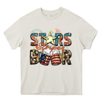 Cream Stars stripes beer Heavy Core Tee - FaDigitalArtStudio